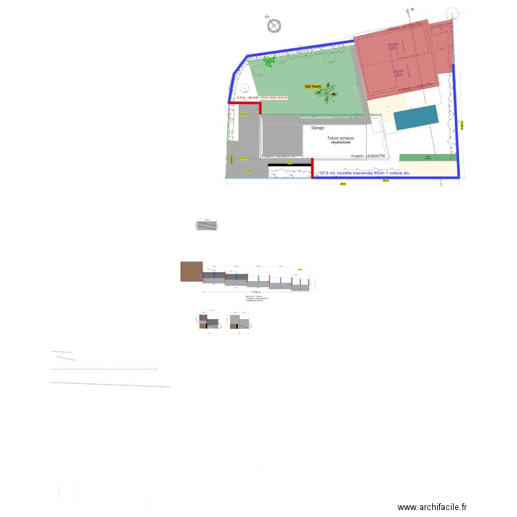 JARDIN. Plan de 0 pièce et 0 m2
