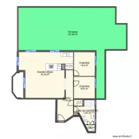 plan appart consul avec terrasse