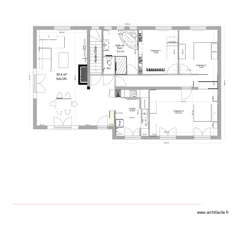 CHALAMONT 01. Plan de CHALAMONT 01. Plan de