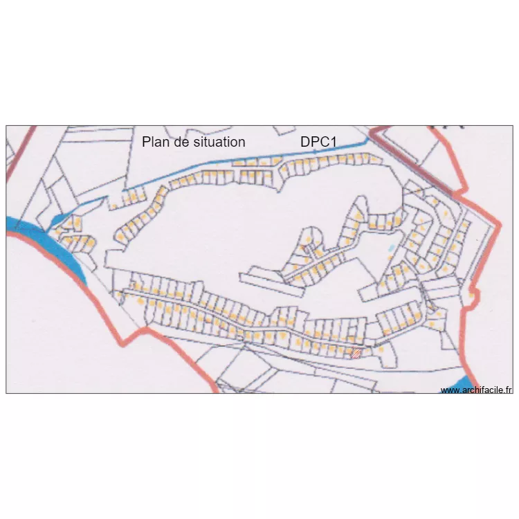 Plan de situation                                            chalet 107. Plan de 