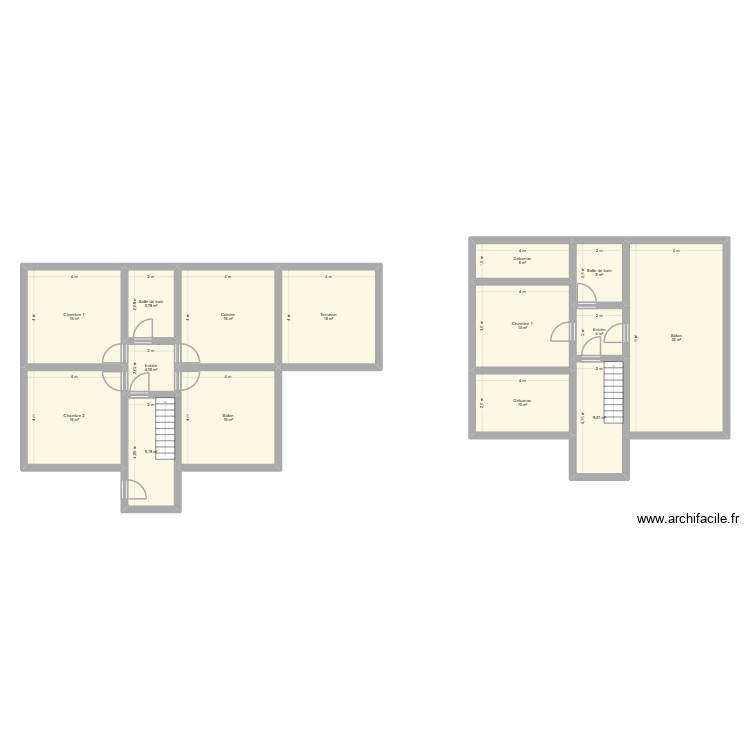 Plan B. Plan de 0 pièce et 0 m2