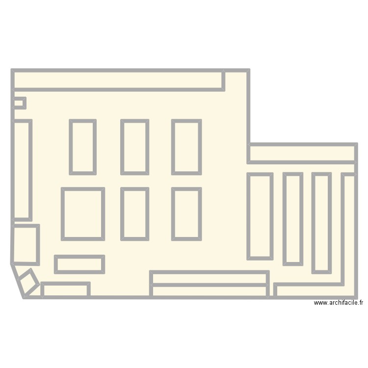 plan carrefour city. Plan de 18 pièces et 535 m2