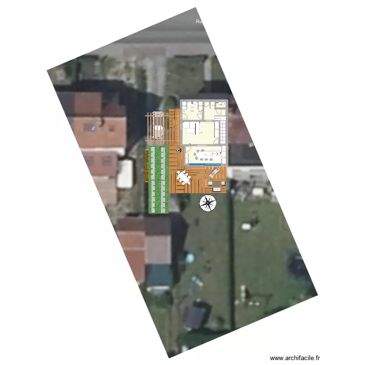 Julie id&eacute;e avec cuisine 2. Plan de 