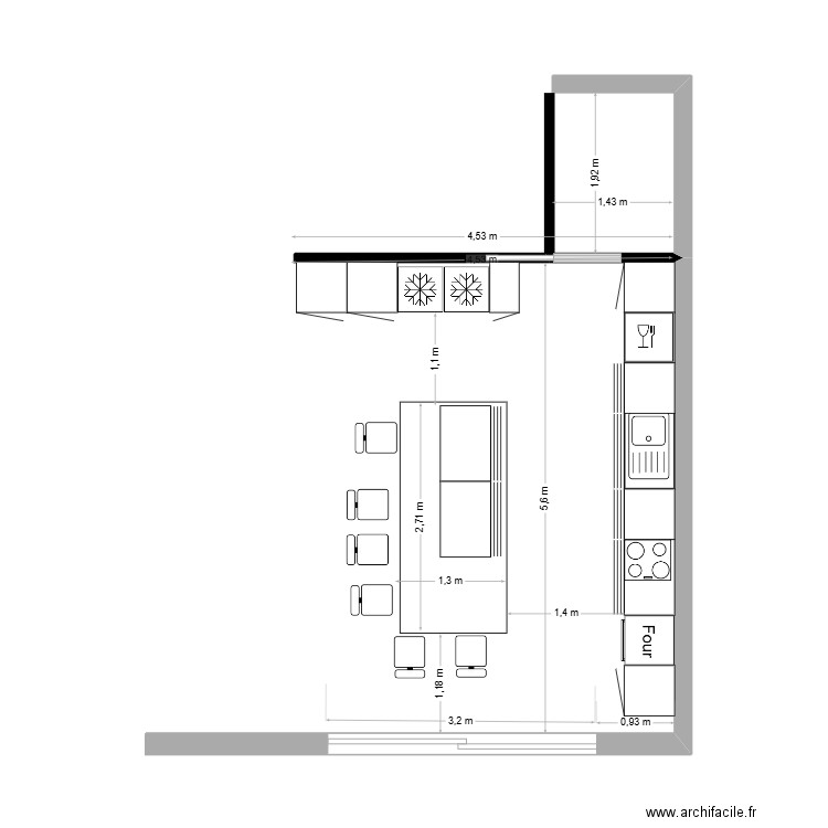 cuisine mazurier 1. Plan de 0 pièce et 0 m2