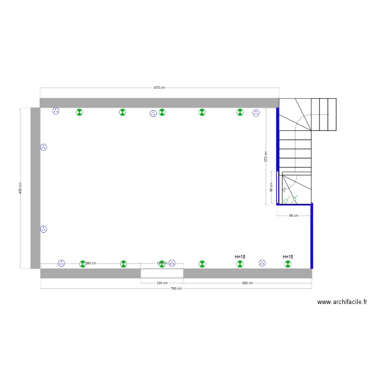 Etage espace détente. Plan de 0 pièce et 0 m2