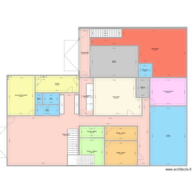 Escape - Rez de Chaussée. Plan de 0 pièce et 0 m2
