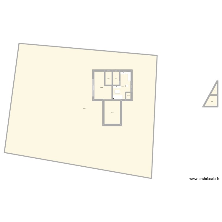 Projet batie-neuve. Plan de 9 pièces et 946 m2