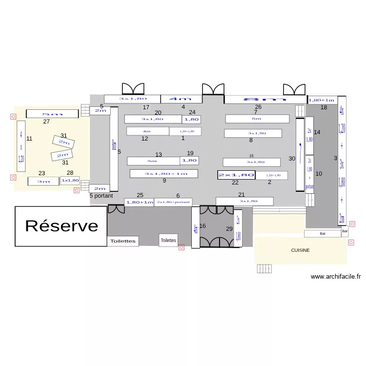 Plan bourse aux jouets. Plan de 6 Pièces et 405 m² Plan bourse aux jouets. Plan de 6 Pièces et 405 m²