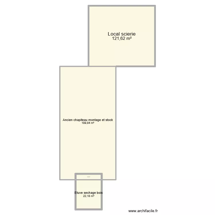 local scierie. Plan de local scierie. Plan de