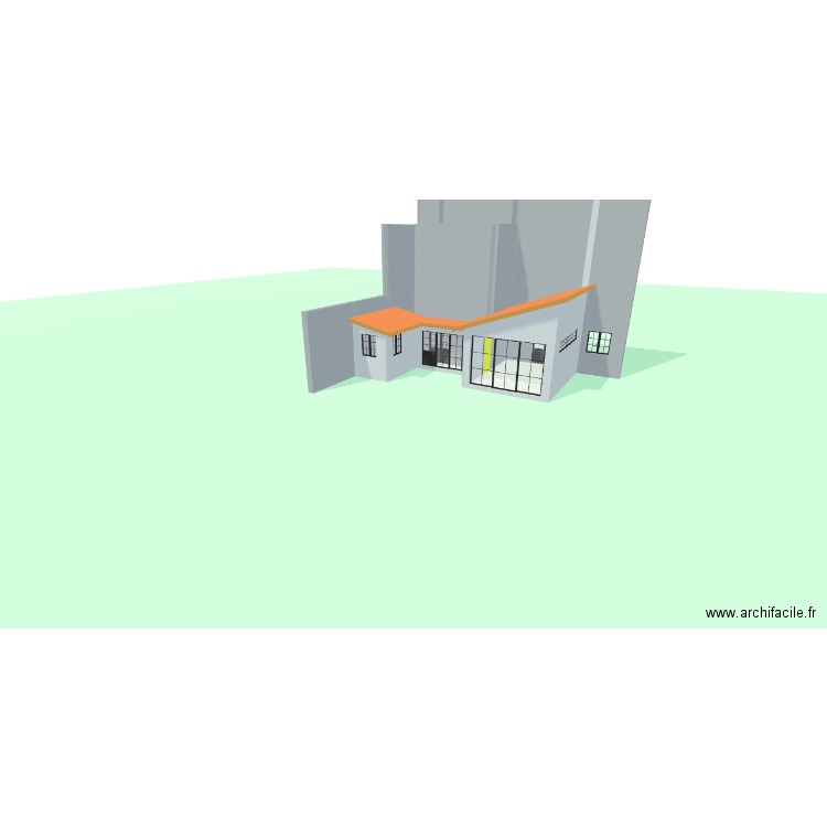 téméraire. Plan de 4 pièces et 42 m2