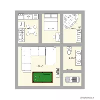 Plan de l\'appartement p&eacute;dagogique