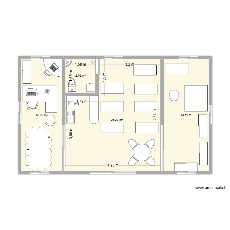 Le nouveau AV. Plan de 0 pièce et 0 m2