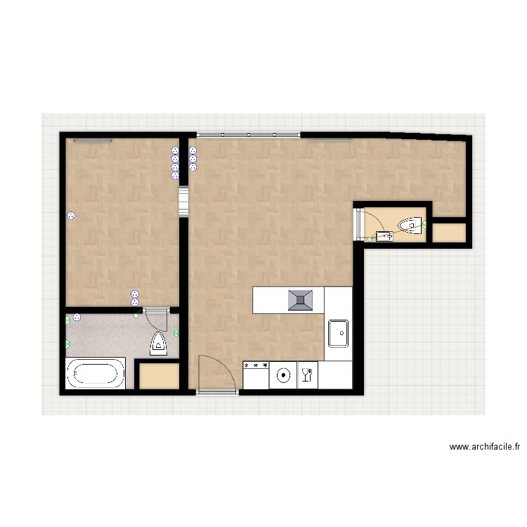 Belleville. Plan de 0 pièce et 0 m2