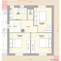 Maison modifiée étage anticipation