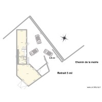 Zone de retournement chemin de la mairie
