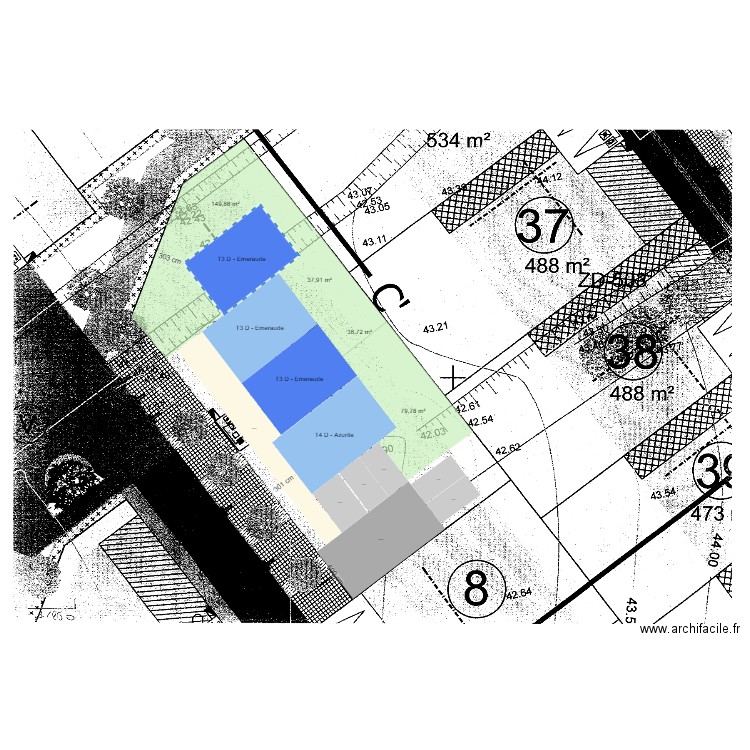 Montreverd - Coteaux de la Barbotière VCata. Plan de 0 pièce et 0 m2