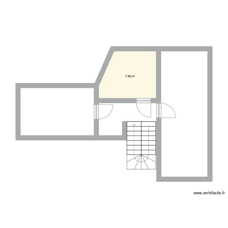 étage. Plan de 1 et 8 m² étage. Plan de 1 et 8 m²