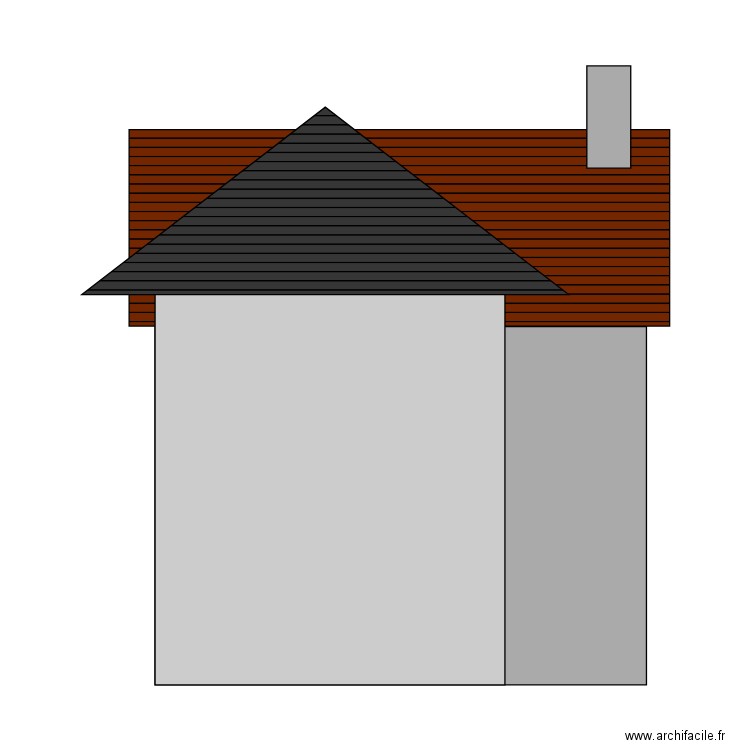 SELOGE - FACADE NORD. Plan de 0 pièce et 0 m2