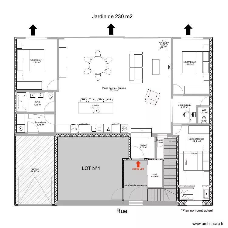 MONTCHAT RDC AMENAGEMENT 3. Plan de MONTCHAT RDC AMENAGEMENT 3. Plan de