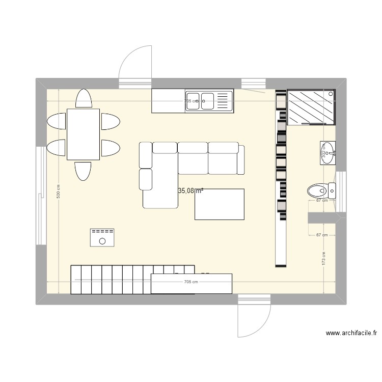 Tiny house 2. Plan de 0 pièce et 0 m2