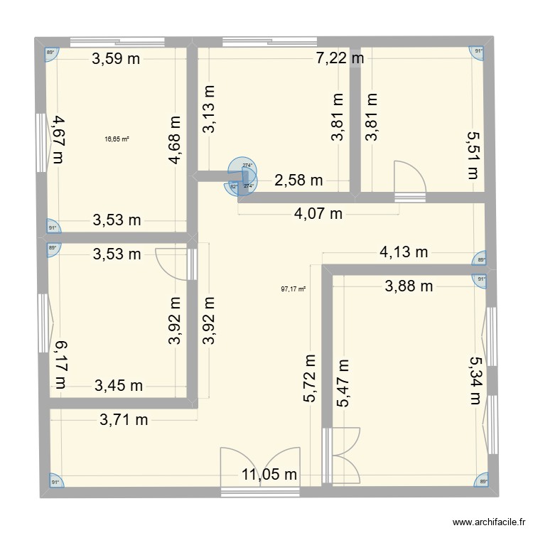 maison madjid. Plan de 0 pièce et 0 m2