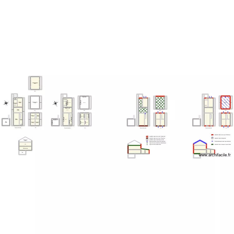 Plichard. Plan de 109  et 1247 m²