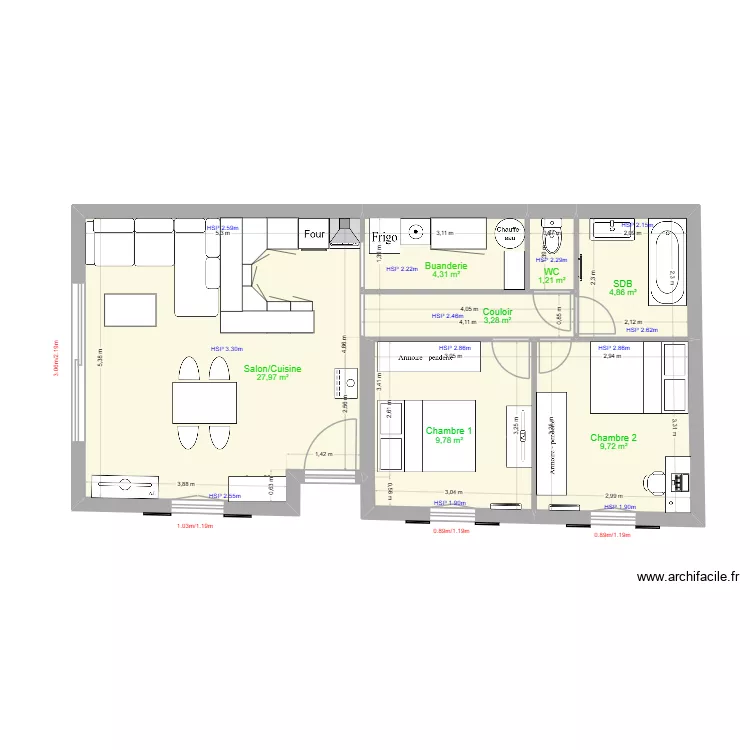 logement SOLAZ. Plan de 7 et 61 m² logement SOLAZ. Plan de 7 et 61 m²
