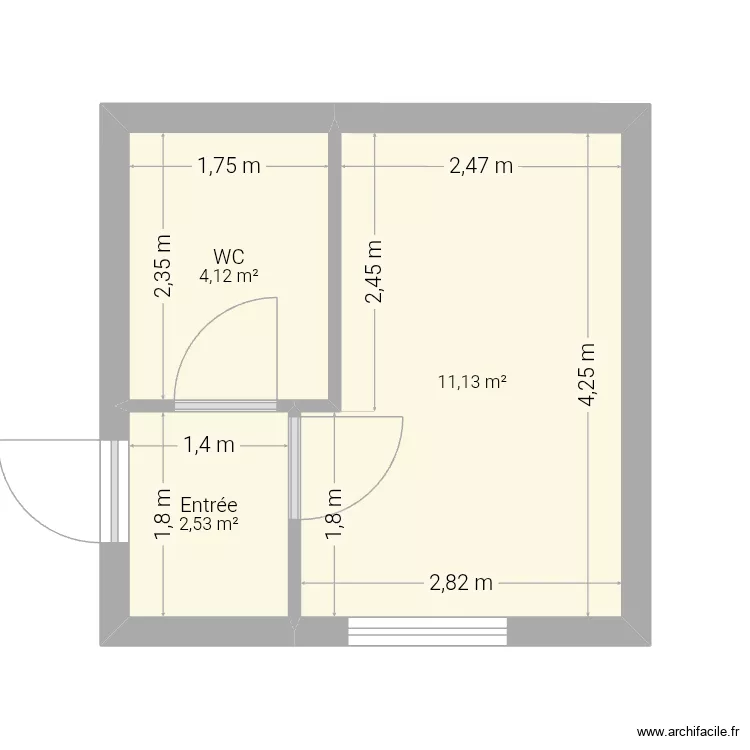 PLENEUF CABINET. Plan de 
