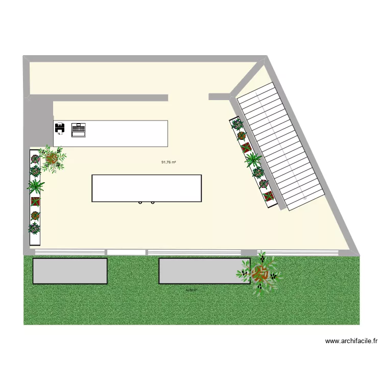 boutique pacheco. Plan de 1 et 92 m² boutique pacheco. Plan de 1 et 92 m²