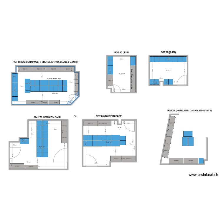 BLOC N1. Plan de 5 pièces et 106 m2