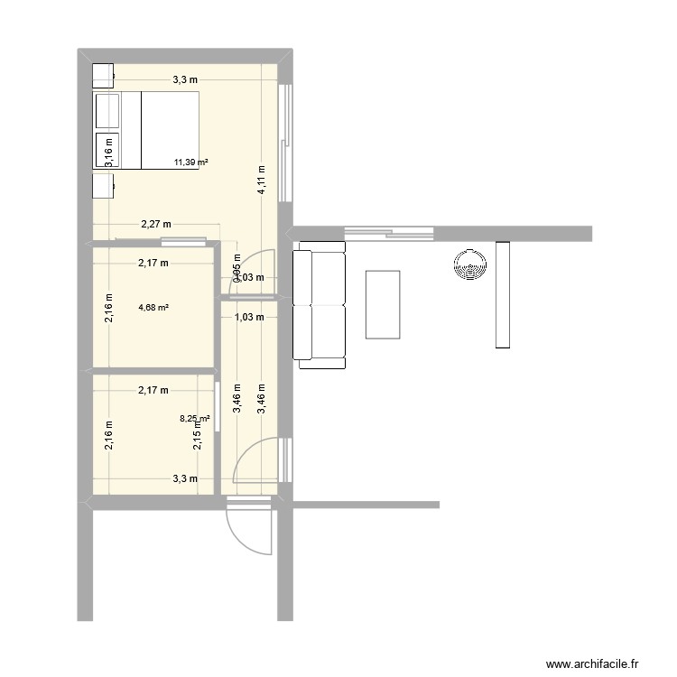Extension02. Plan de 0 pièce et 0 m2