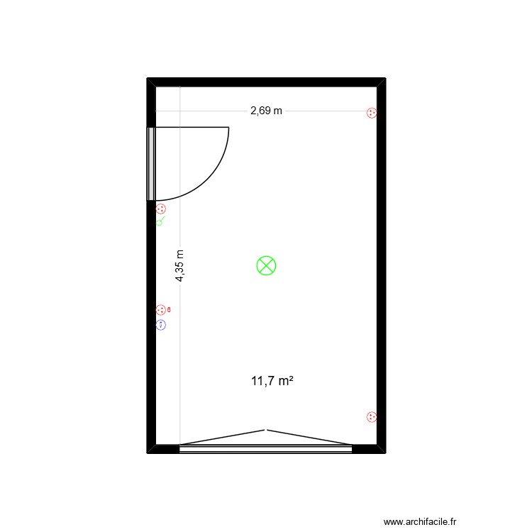 Plan Archi Bureau C&eacute;. Plan de 0 pièce et 0 m2