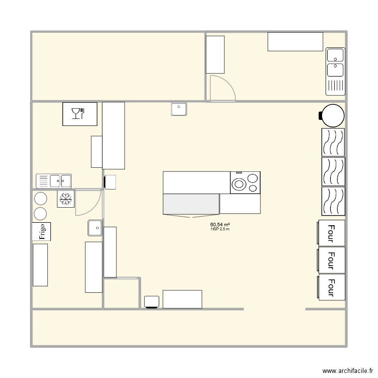 plan labo lycée ernest couteaux. Plan de 6 pièces et 98 m2