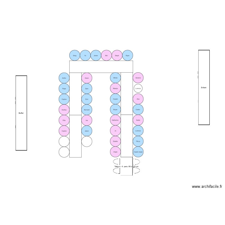 Mariage. Plan de 0 pièce et 0 m2