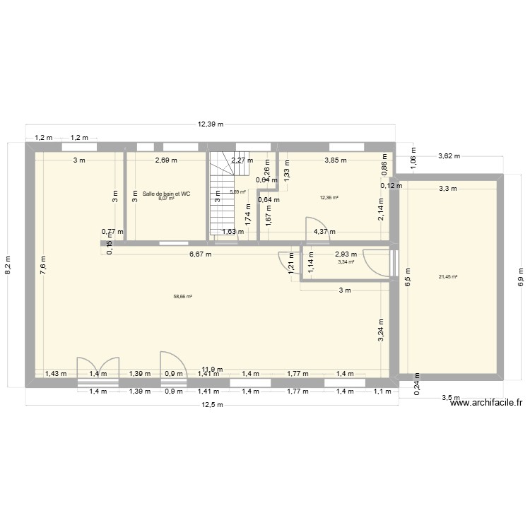 quéven. Plan de 0 pièce et 0 m2