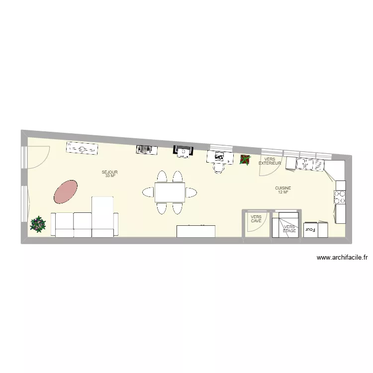 RDC ELLEZELLES. Plan de 