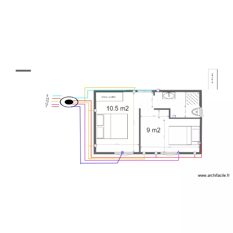 plan chambre 2.5. Plan de 