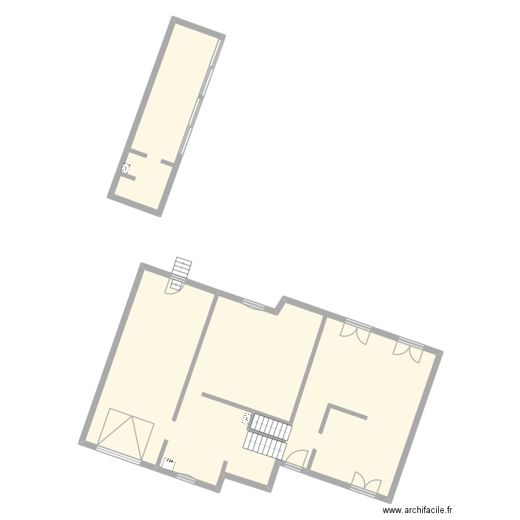 MUR07. Plan de 2 pièces et 157 m2