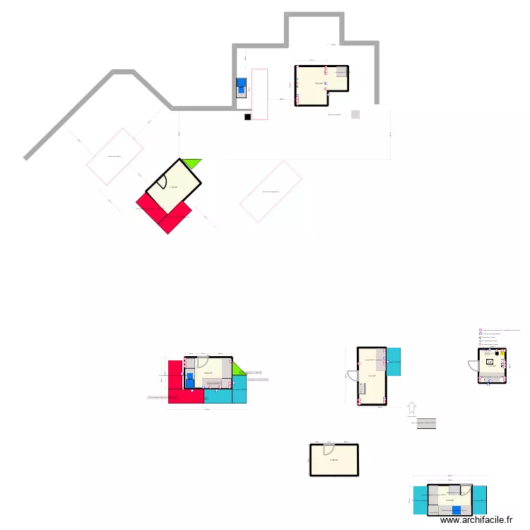 Plan ITM Airvault V1. Plan de 7  et 47 m²
