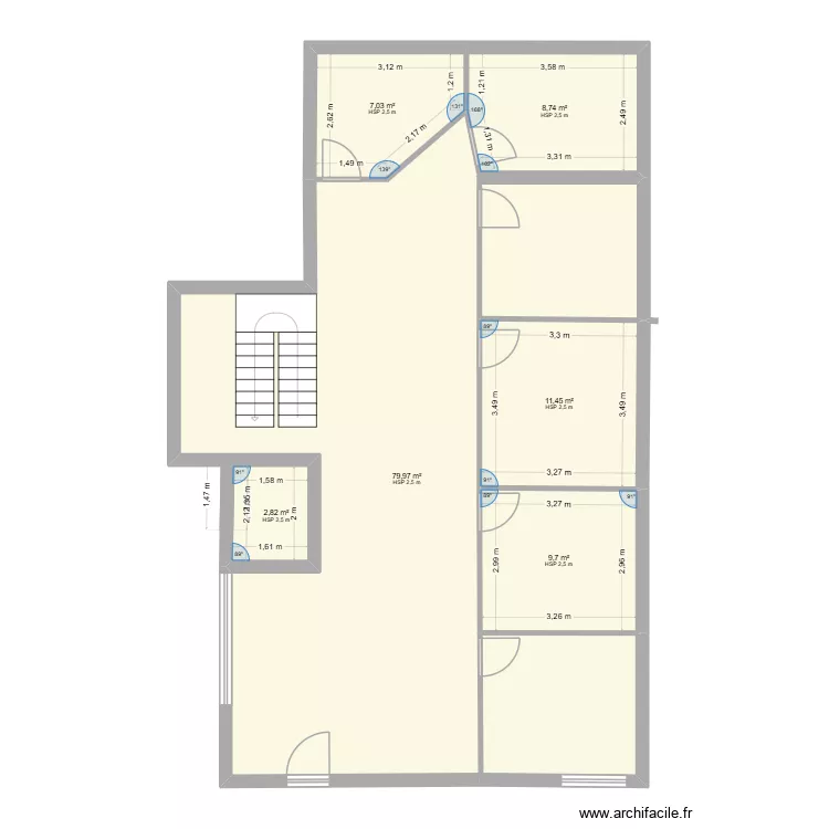POLE. Plan de 6 Pièces et 120 m² POLE. Plan de 6 Pièces et 120 m²
