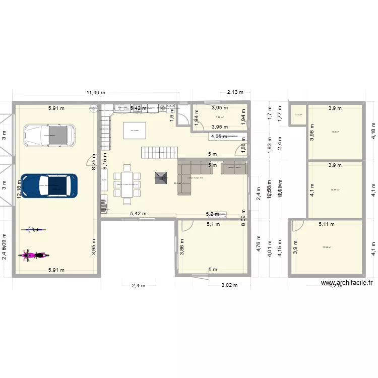 1ere idée. Plan de 7 Pièces et 227 m² 1ere idée. Plan de 7 Pièces et 227 m²