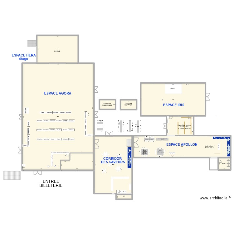 Trenet. Plan de 12 pièces et 1381 m2