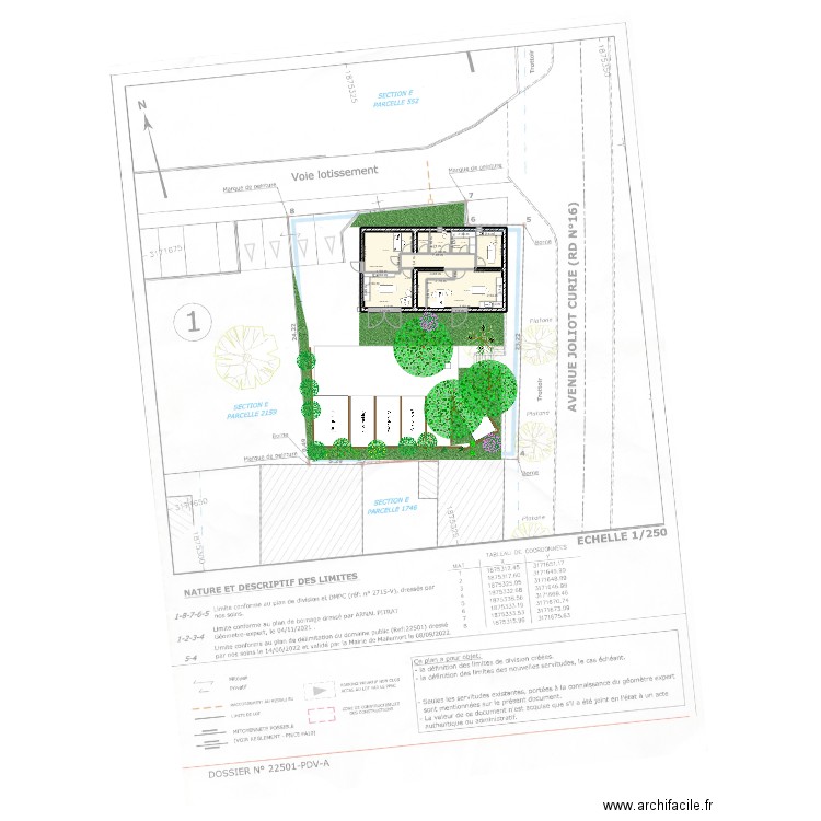 cabinetuu2. Plan de 8 pièces et 98 m2