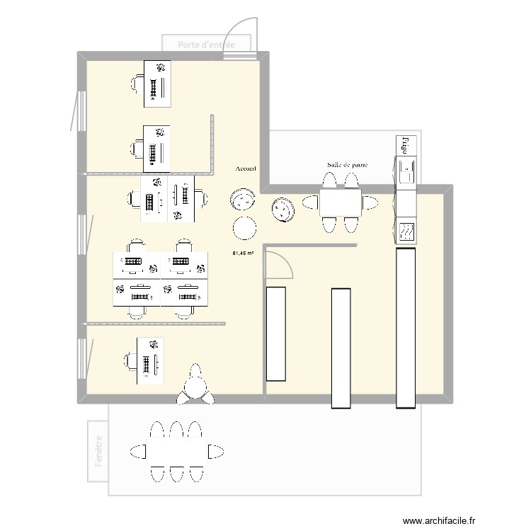 Locaux Lyon. Plan de 0 pièce et 0 m2