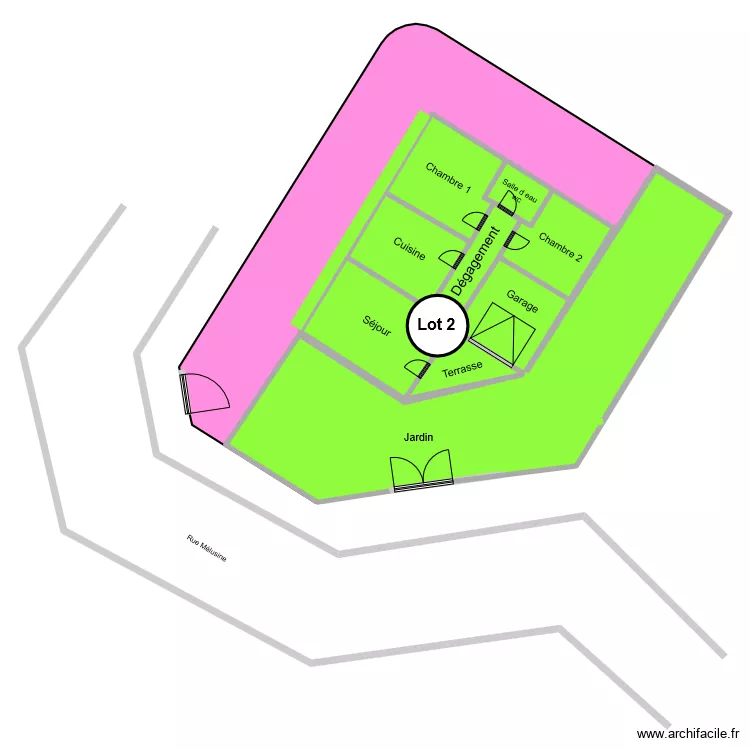 GIMENEZ lot 2.1. Plan de 