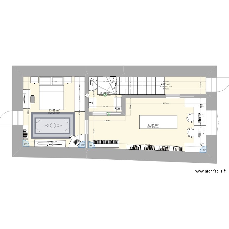REZ de Chaussée. Plan de 0 pièce et 0 m2