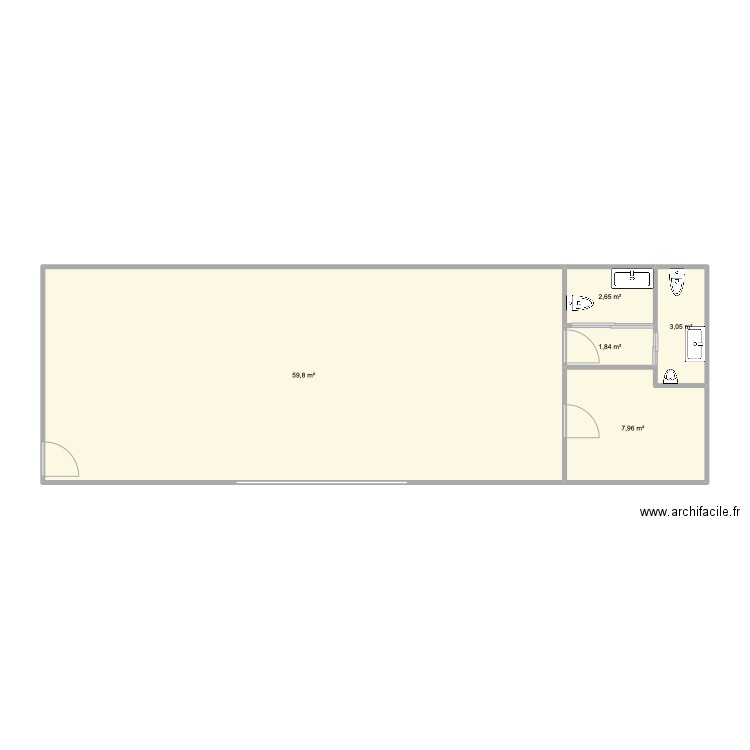 sala niños 1. Plan de 5 pièces et 75 m2