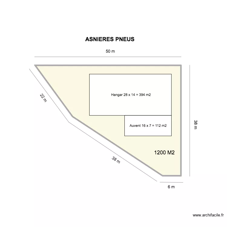 Asnieres Pneus. Plan de 