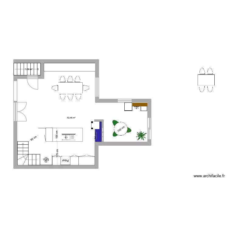 Old orchard v3. Plan de 2  et 54 m²