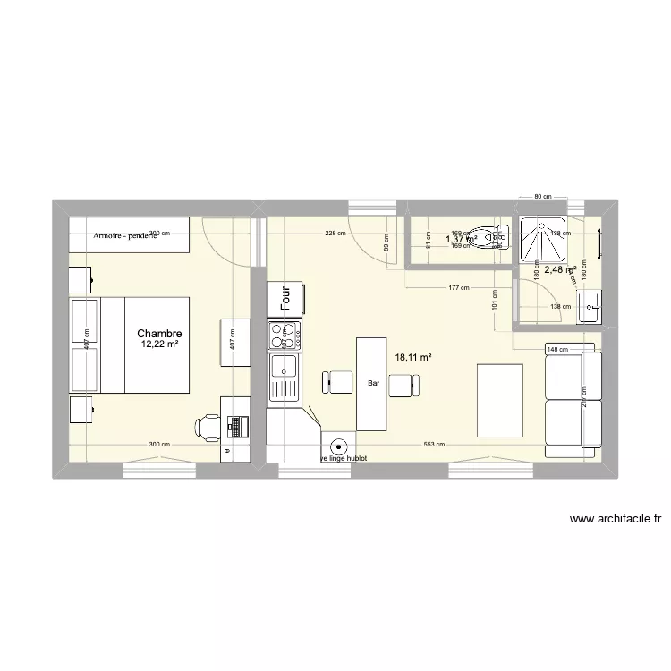 Appart 3&egrave;me Zahra 2. Plan de 